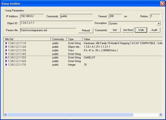 SNMP Scanner and Auditor